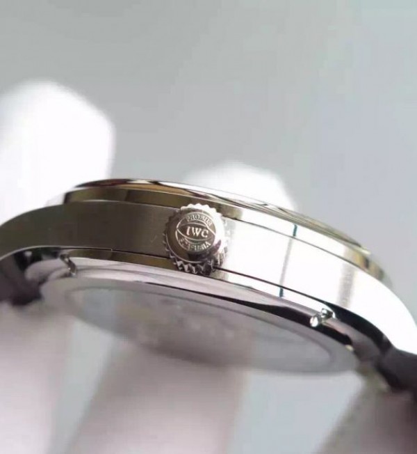 Replica IWC TF Portuguese Tourbillon Moonphase Leather Strap