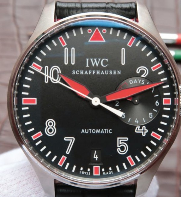 Replica IWC ZF Big Pilot IW500433 Muhammad Ali Leather Strap