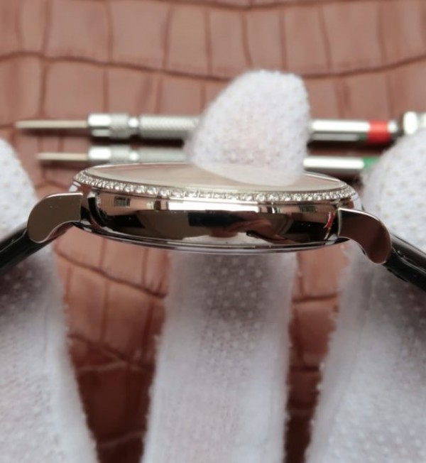 Replica IWC MK Portofino IW356514 Silver Dial Diamonds Bezel