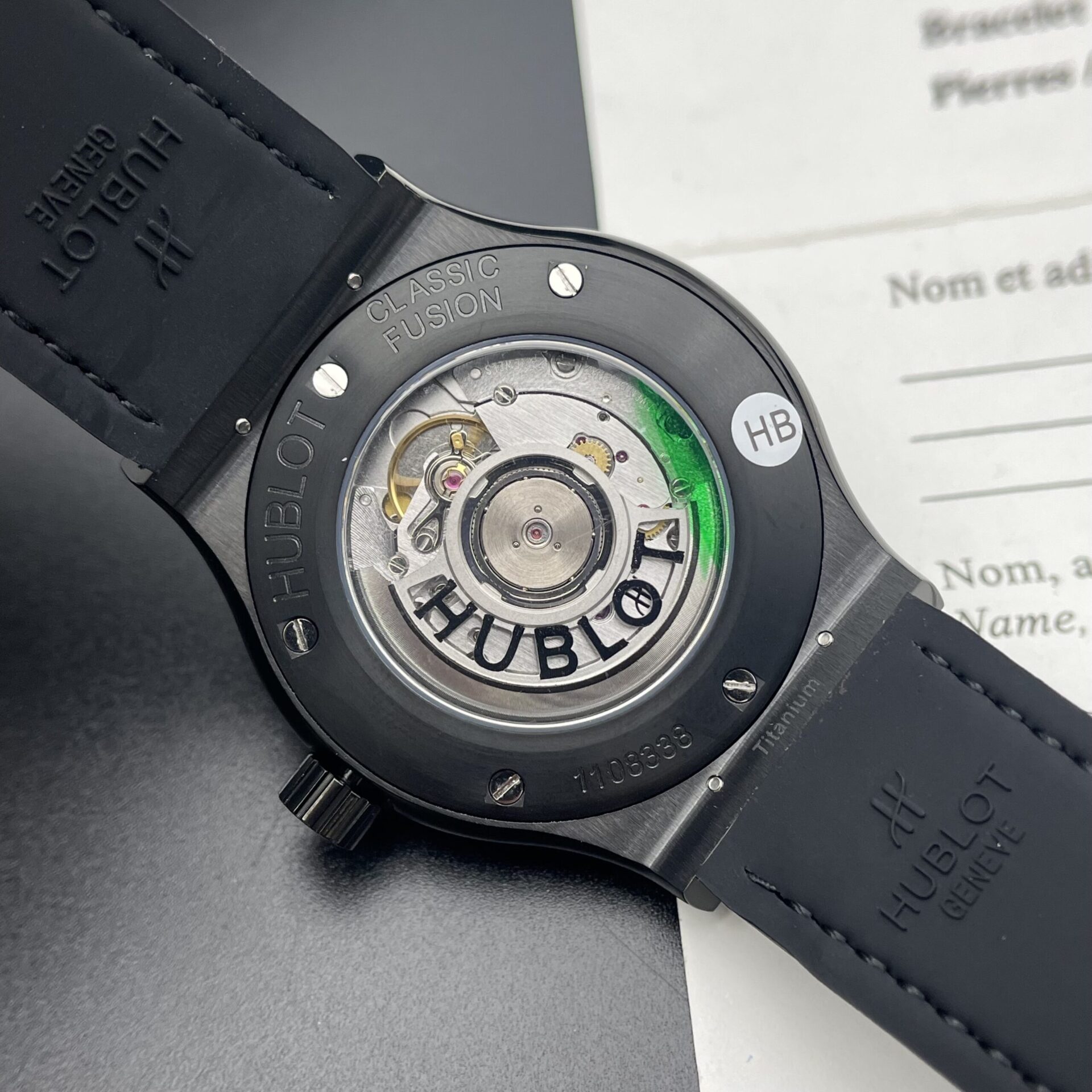 Hublot Classic Fusion Ceramic Clone Watch Black Dial HB Factory 42mm