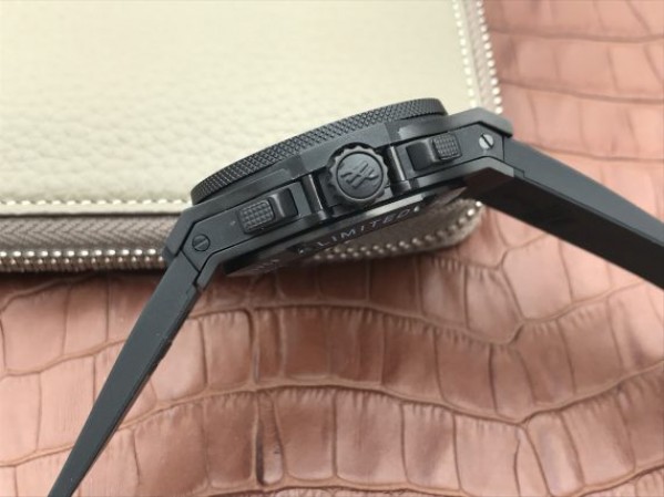 Replica Hublot Big Bang Full Ceramic Maradona Limited Edition Black Gummy Strap A7750
