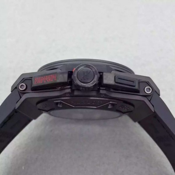 Replica Hublot Big Bang Ferrari Limited Edition PVD Black Dial Black Rubber Strap A7753