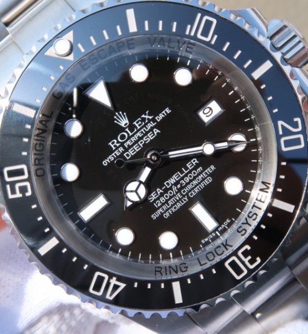Replica Rolex Sea-Dweller DEEPSEA 116660 Black Ceramic Noob V7 SA3135