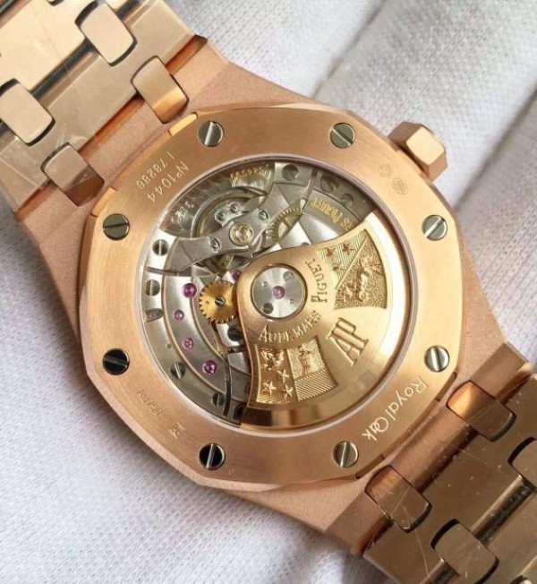 Replica Audemars Piguet JF Royal Oak 37mm 15450 RG Gray Dial RG Bracelet A3120