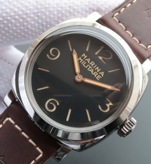Replica Panerai PAM587 Thick Brown Leather Strap P.3000 Super Clone
