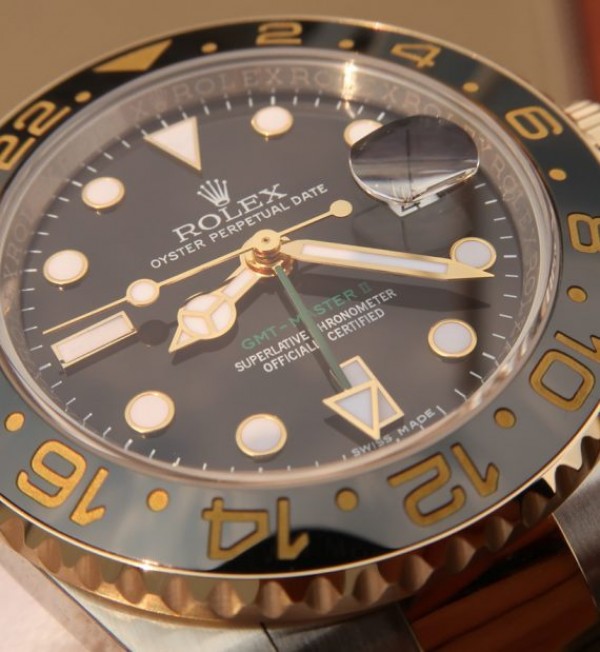 Replica Rolex GMT-Master II 116713 LN Black Ceramic Thick YG Wrapped Noob A3186