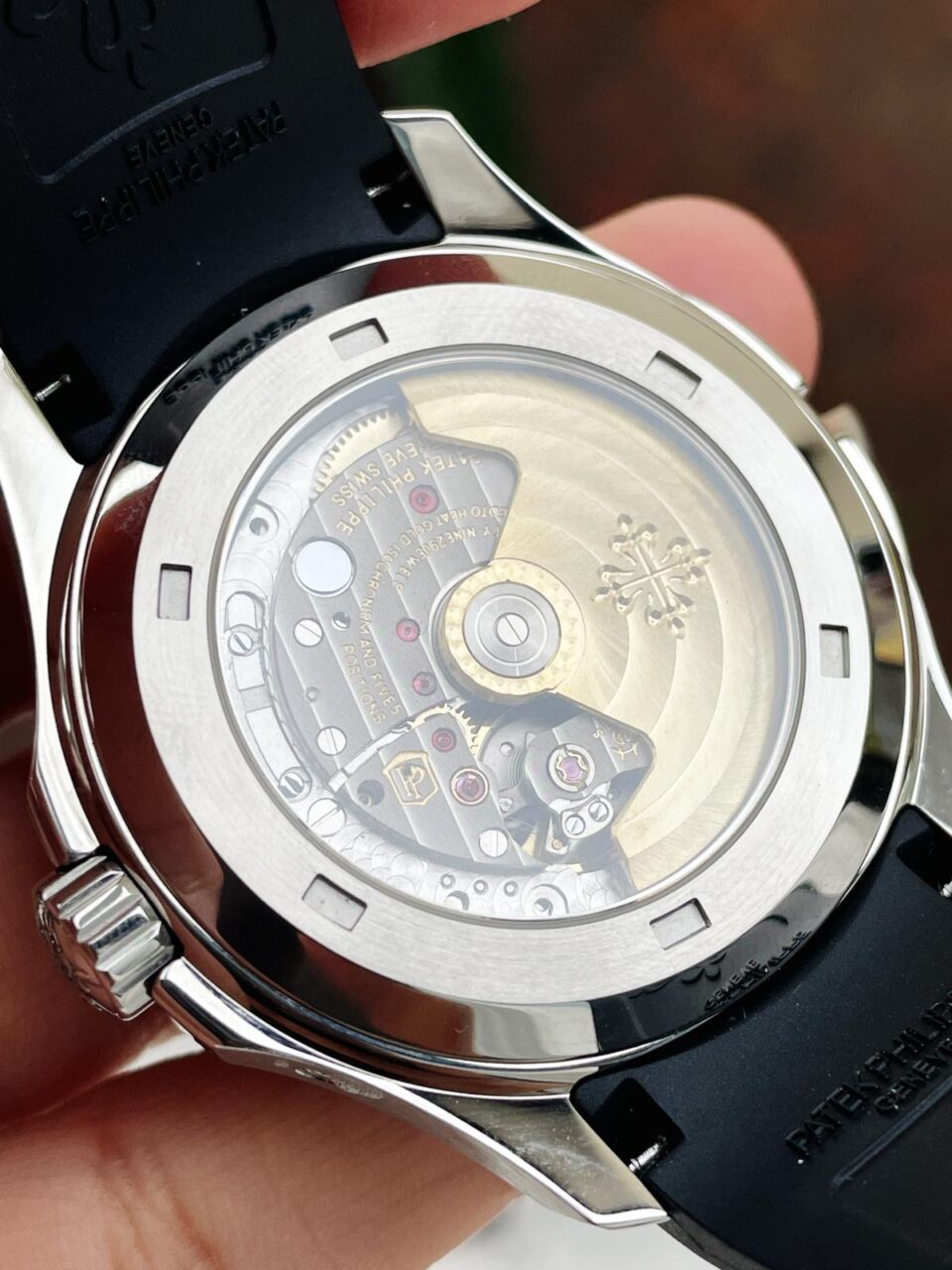 Replica PATEK PHILIPPE Aquanaut 5164A SS GRF BEST EDITION BLACK DIAL ON BLACK RUBBER STRAP A324 V2