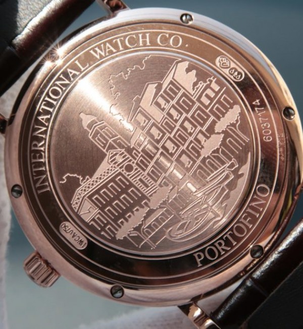 Replica IWC MK Portofino RG IW356504 Automatic White Dial Leather Strap