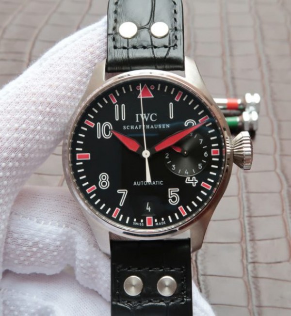Replica IWC ZF Big Pilot IW500433 Muhammad Ali Leather Strap