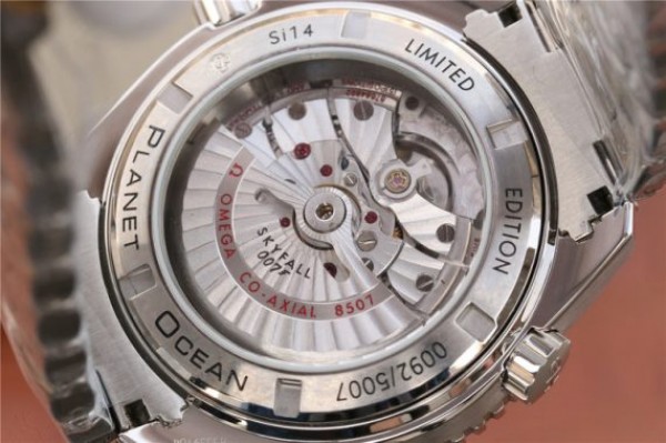 Replica Omega Planet Ocean Professional Ceramic Bezel 45mm OMF 007 SS Bracelet A8501