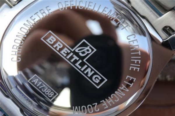 Replica Breitling Colt Automatic 44mm SS GF Black Textured Dial SS Bracelet A2824