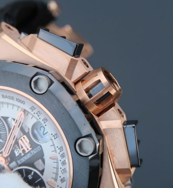 Replica Audemars Piguet JF Royal Oak Offshore 26078 RG White Skeleton Dial A3126