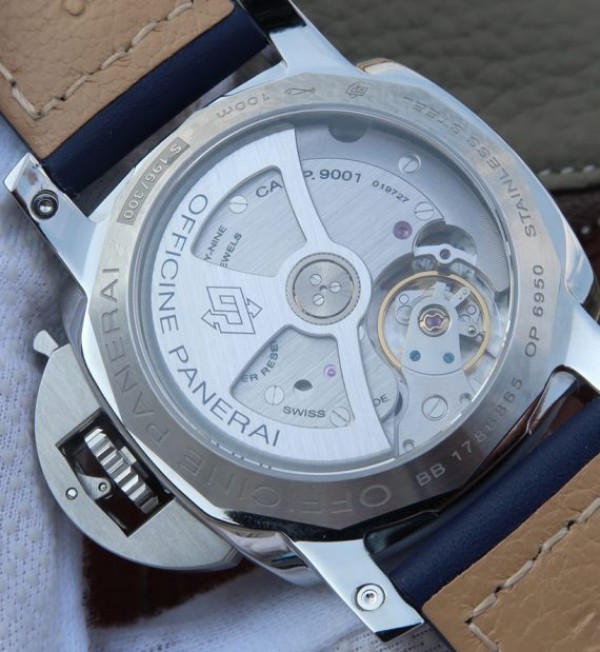 Replica Panerai VSF PAM688 Blue Dial Blue Leather Strap P.9001 Super Clone