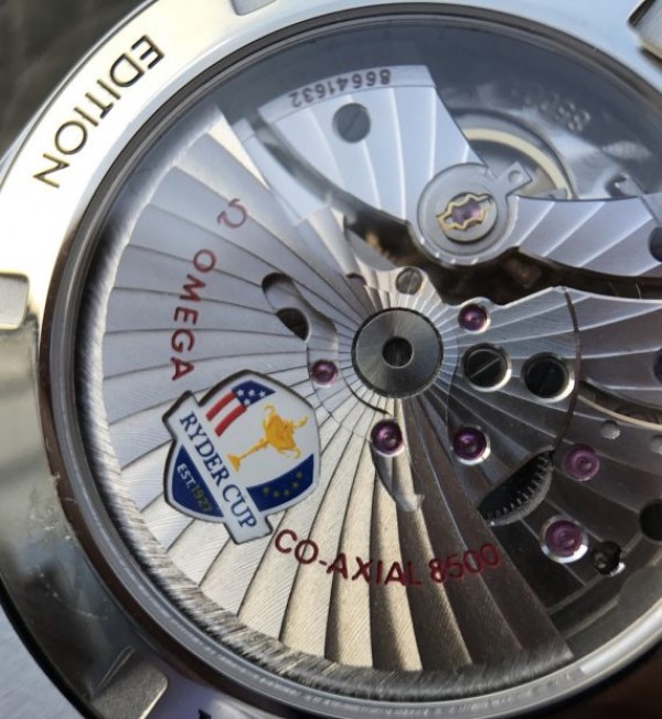 Replica Omega Seamaster 150M Ryder Cup White Textured Dial SS Bracelet A8500
