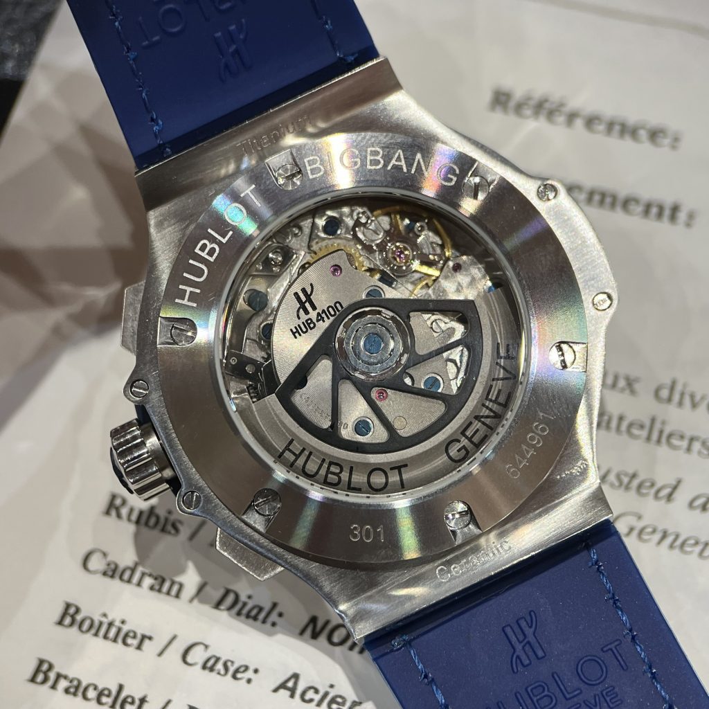 Hublot Replica Watch Big Bang HUB 4100 Blue Dial 44mm