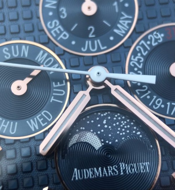 Replica Audemars Piguet JF Royal Oak 41mm 26574 RG Blue Dial White Hand A5134