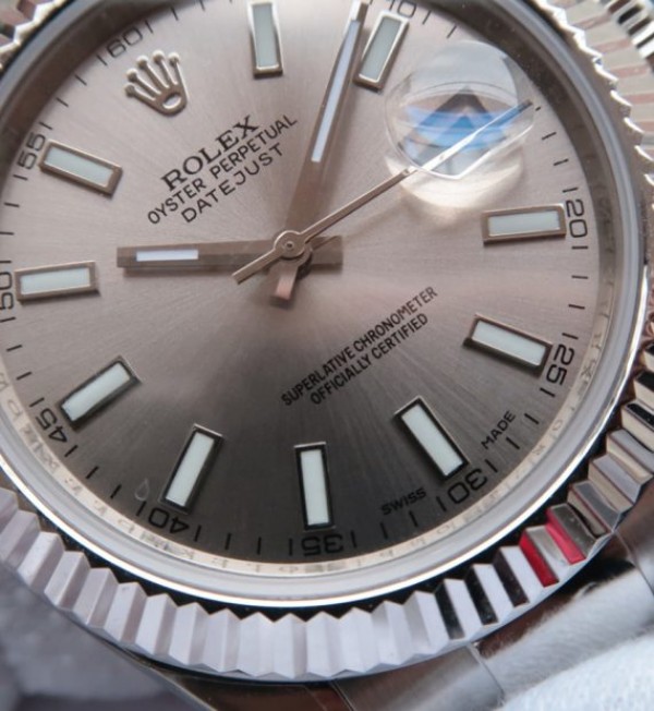 Replica Rolex DateJust II SS Fluted Bezel Gray Dial SS Bracelet A3136