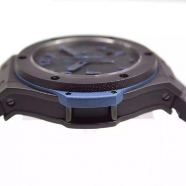Replica Hublot Big Bang Full Ceramic Evolution Blue Magicb Gummy Strap HUB4104