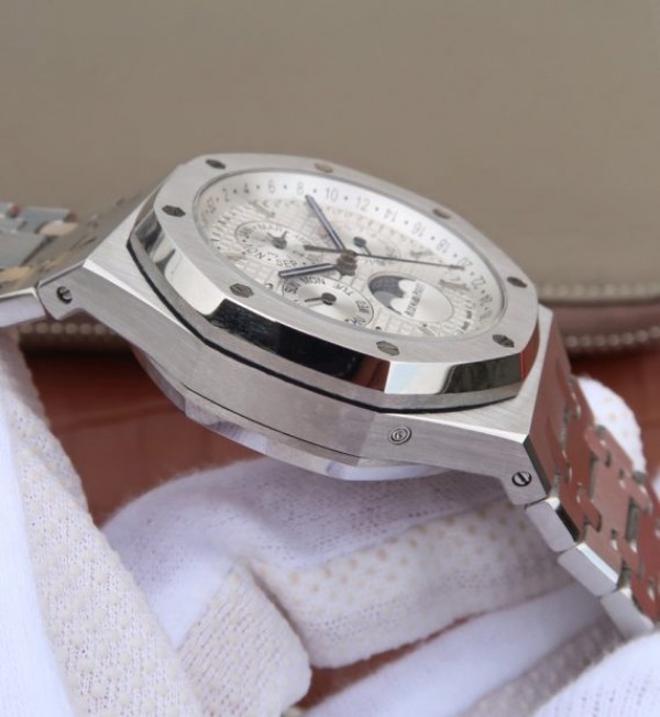 Replica Audemars Piguet JF Royal Oak 41mm 26574 SS White Dial SS Bracelet A5134