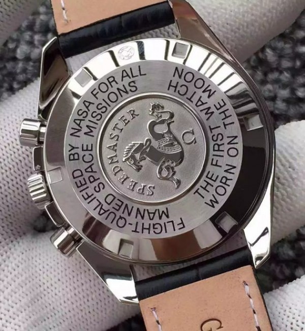 Replica Omega Speedmaster MoonWatch 1957 Black Dia Leathe Manual Winding