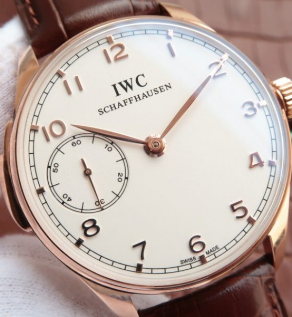 Replica IWC YLF Portuguese YG IW5242 White Dial A95290