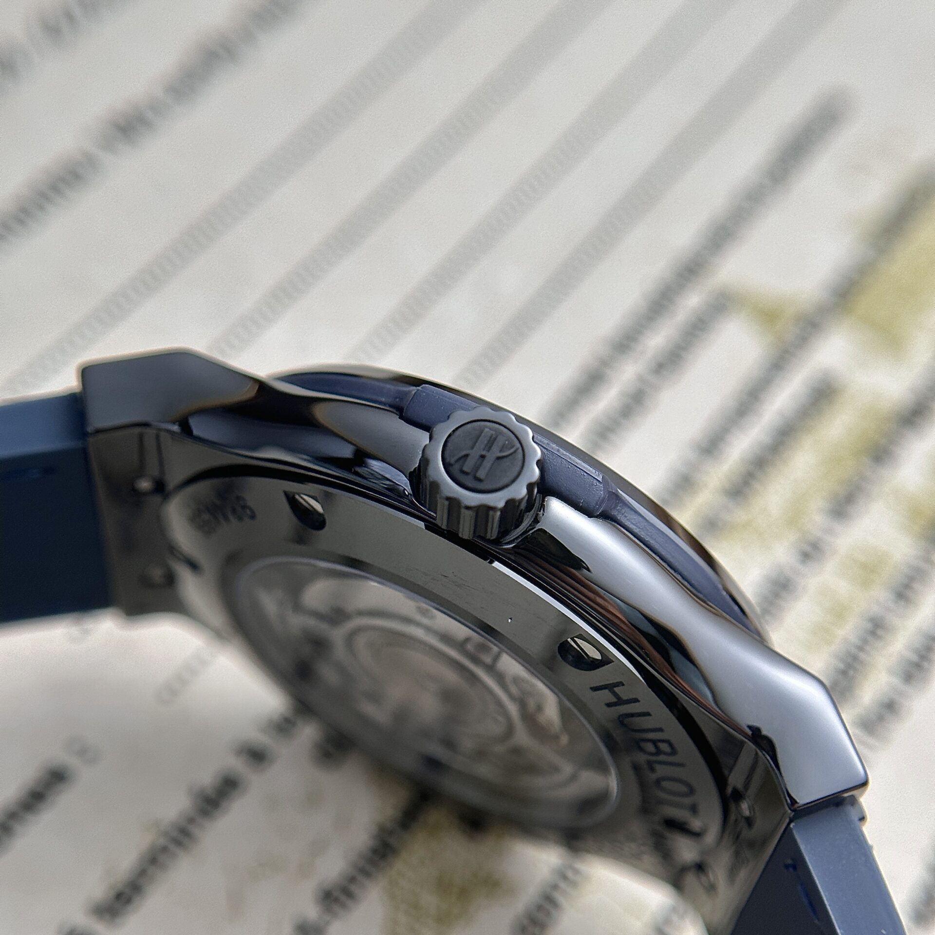 Hublot Classic Fusion Ceramic Blue Best Replica Watch JJZ 42mm