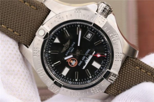 Replica Breitling Avenger Seawolf HMS Ark Royal Limited edition Nylon Strap A2836