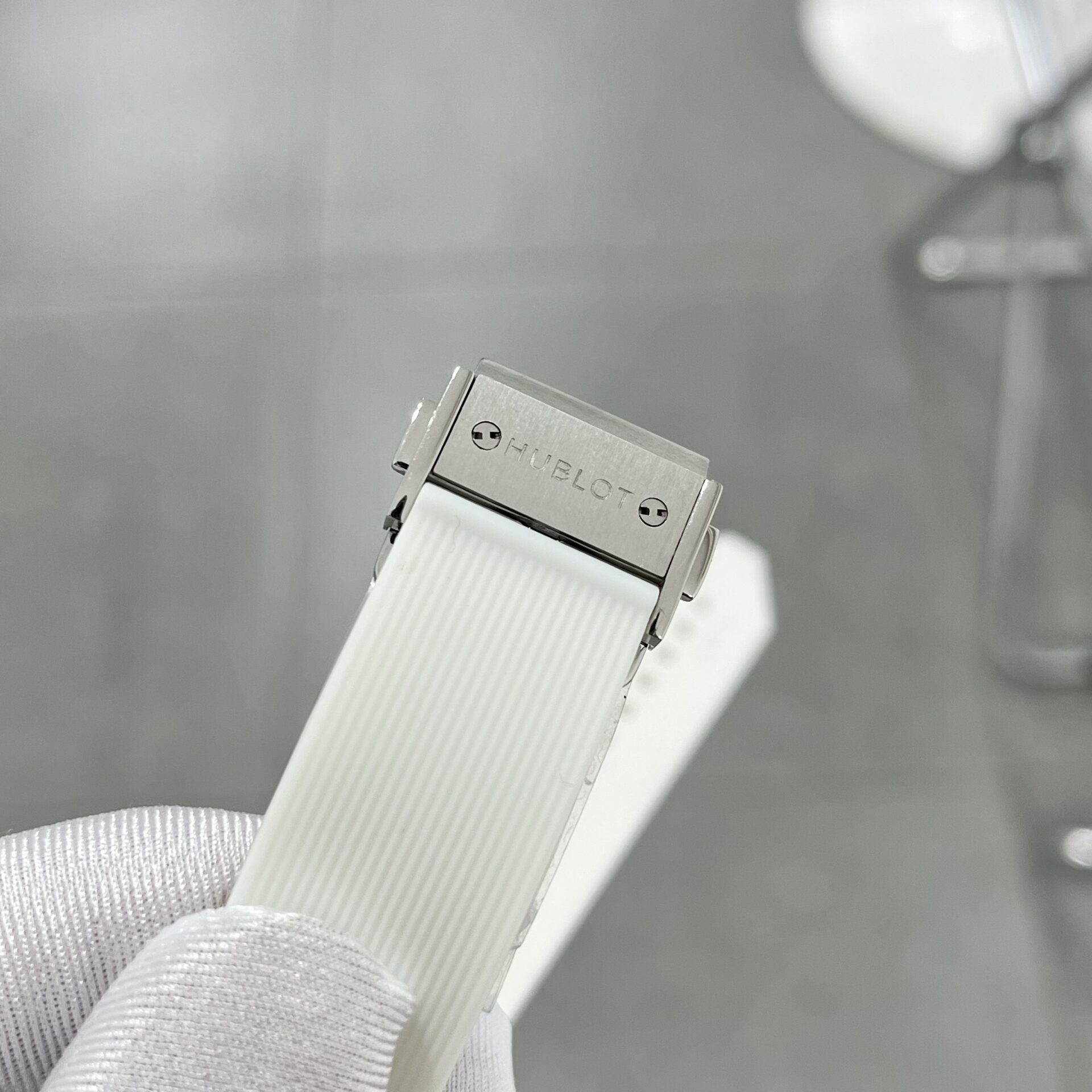 Hublot Classic Fusion White Rubber Strap Replica Watch Swiss Movement 38mm