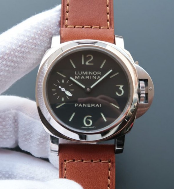 Replica Panerai Noob New PAM111 Brown Asso Strap A6497