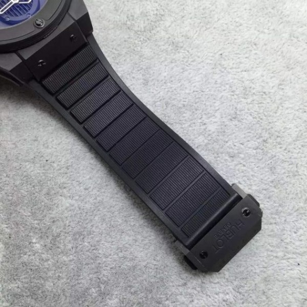 Replica Hublot Big Bang 44mm Vendome Real Tourbillon Ceramic Case Black Gummy