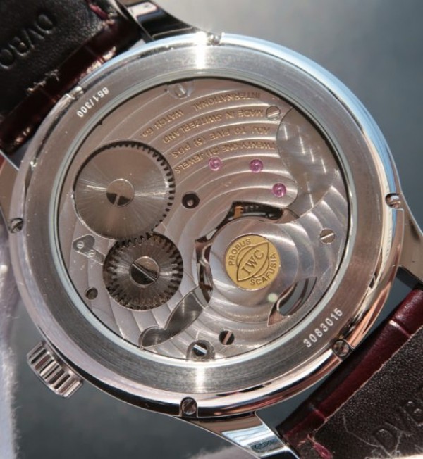 Replica IWC Portuguese Tourbillon Power Reserve Moonphase Gold Maker White Dial