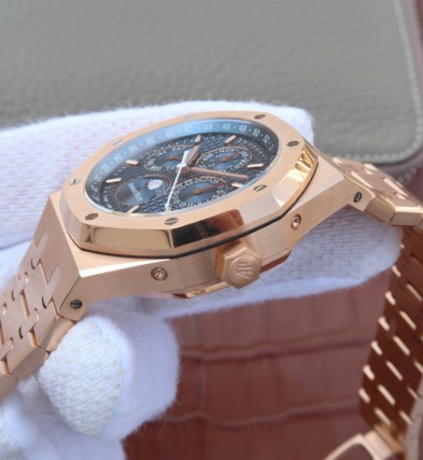 Replica Audemars Piguet JF Royal Oak 41mm 26574 RG Blue Dial White Hand A5134