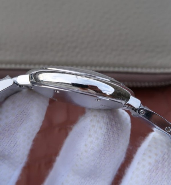 Replica Cartier V6F Ballon Bleu 36mm White Dial SS Bracelet Ronda Quartz