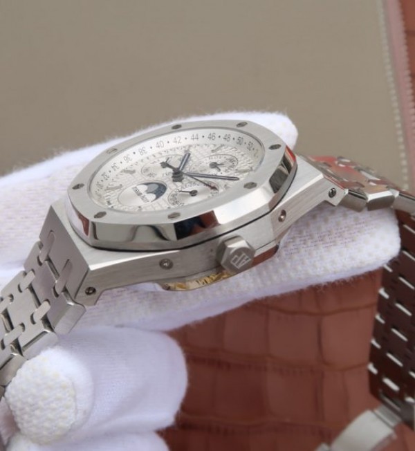 Replica Audemars Piguet JF Royal Oak 41mm 26574 SS White Dial SS Bracelet A5134