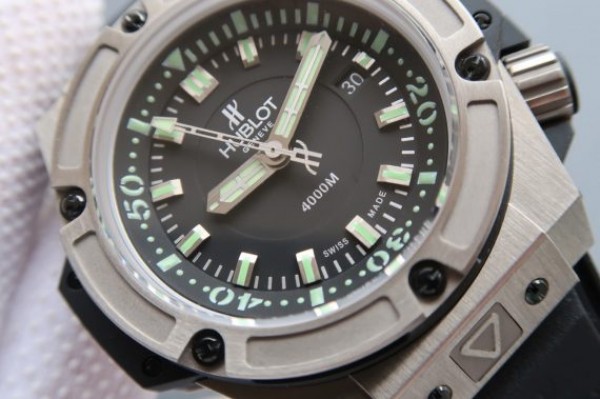Replica Hublot King Power 48mm OceanoGraphic 4000 Titanium A7750