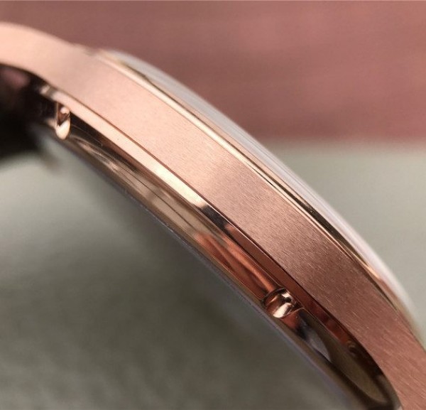 Replica IWC ZF Portuguese IW545406 RG Brown Dial Leather Strap A6498