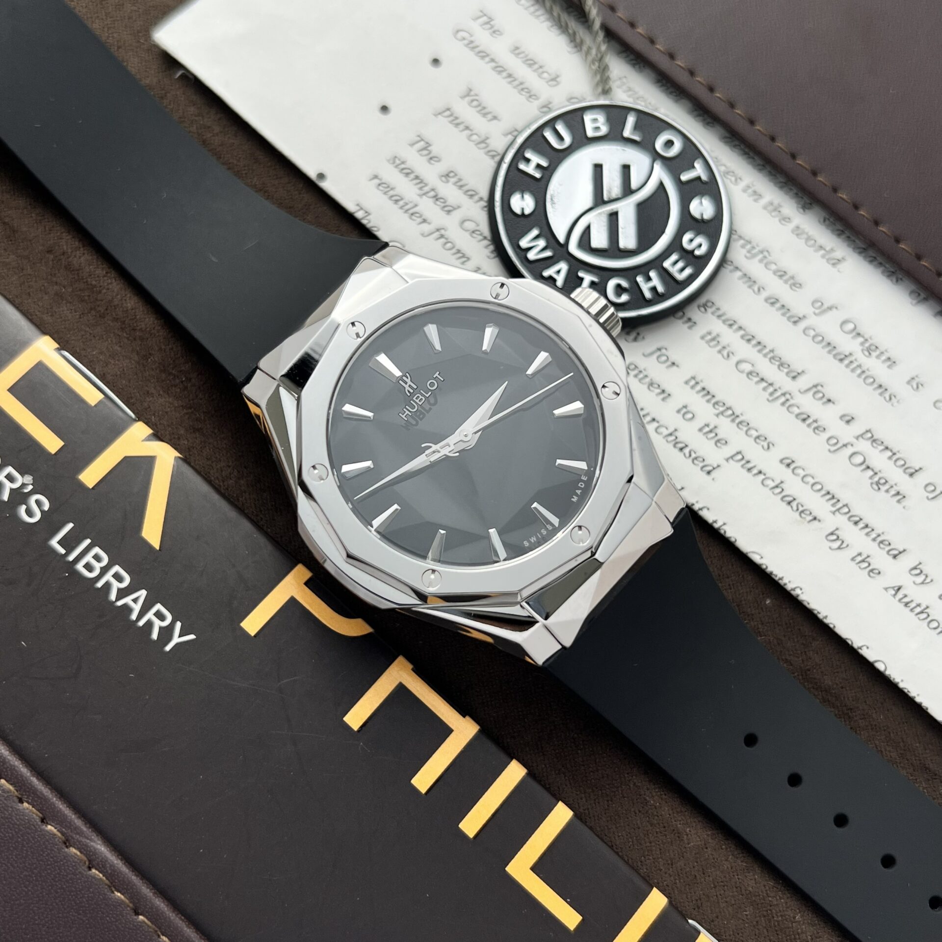 Hublot Replica 1:1 Watch Orlinski Titanium Black HB Factory 40mm