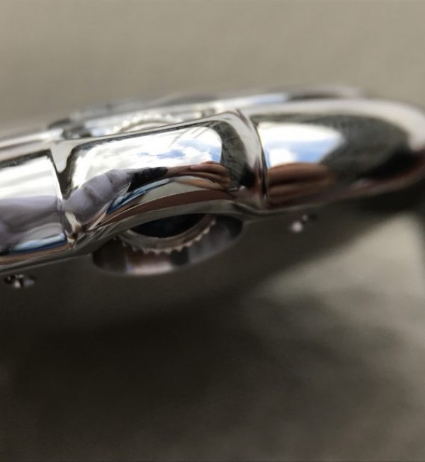 Replica Cartier V6 Ballon Bleu 42mm SS Black Textured Dial SS Bracelet A2892