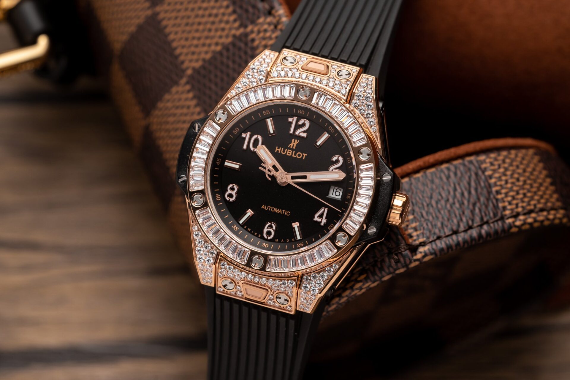 Hublot Replica Watch Big Bang One Click King Gold Black Dial 39mm