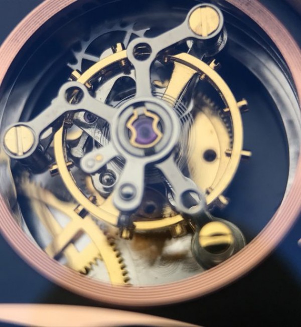 Replica IWC AZ Portuguese Tourbillon IW5046 RG Black Dial