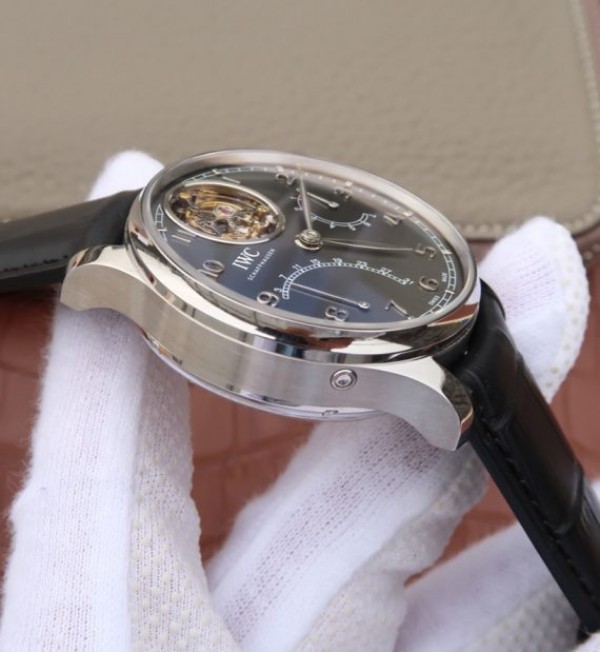 Replica IWC AZ Portuguese Tourbillon IW5046 Black Dial