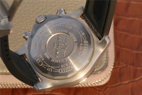 Replica Breitling Avenger Bandit Titanium GF Gray Dial Gray Nylon Strap A7750
