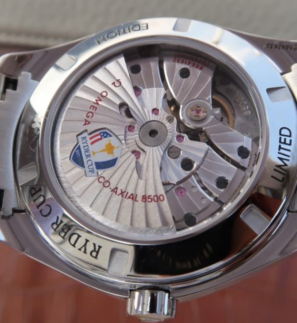 Replica Omega Seamaster 150M Ryder Cup White Textured Dial SS Bracelet A8500