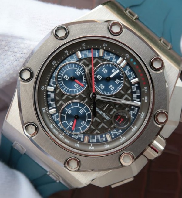 Replica Audemars Piguet JF Royal Oak Offshore Michael Schumacher Blue Dial A3126