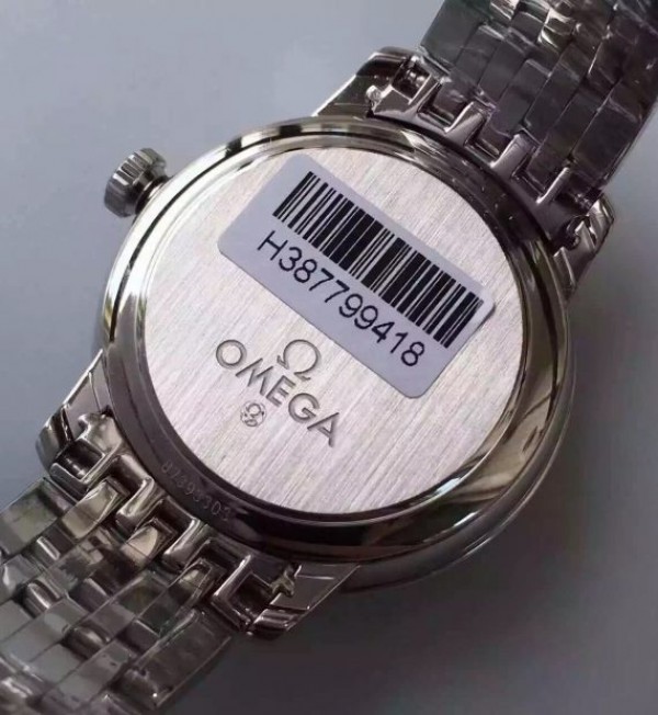 Replica Omega MKF De Ville 33mm Diamonds Markers Blue Dial SS Bracelet A2824