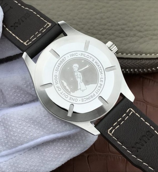 Replica IWC XF Mark XVII Le Petit Prince Blue Dial Leather Strap A2892