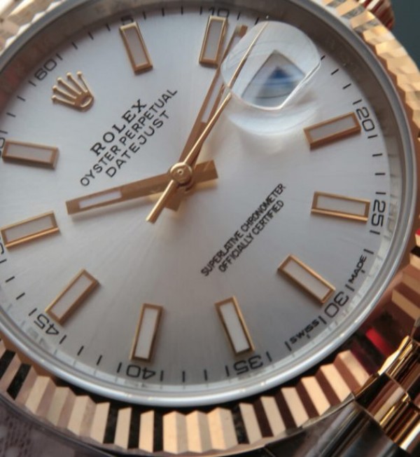 Replica Rolex DateJust II 41mm SS/YG Silver Dial Stick Marker SS/YG Bracelet A2836