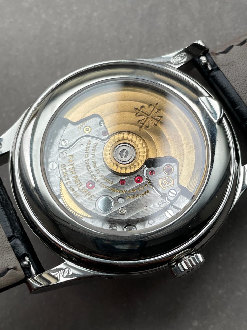 Replica PATEK PHILIPPE Annual Calendar Moonphase 5396 SS ZF 1:1 Best Edition White/Blue Dial on Black Leather Strap A324