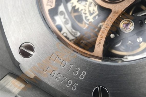 Replica Audemars Piguet Royal Oak 41mm Double Balance Wheel Openworked 15407 SS JF SS Bracelet A3132