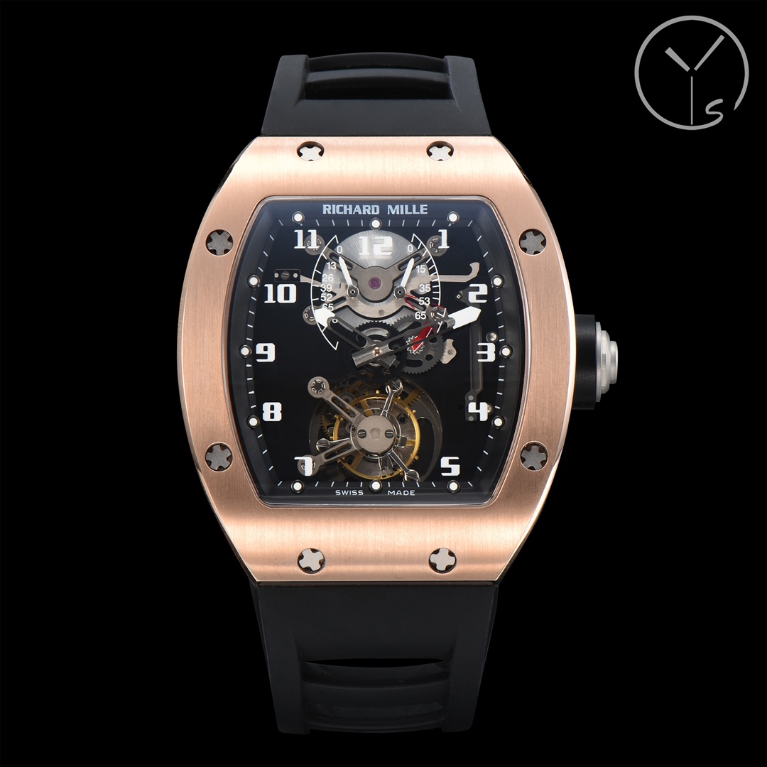 Swiss Richard Mille RM 002-V2 Replica Watch – Skeleton Dial, Black Rubber Strap, 45mm Men’s Luxury Timepiece